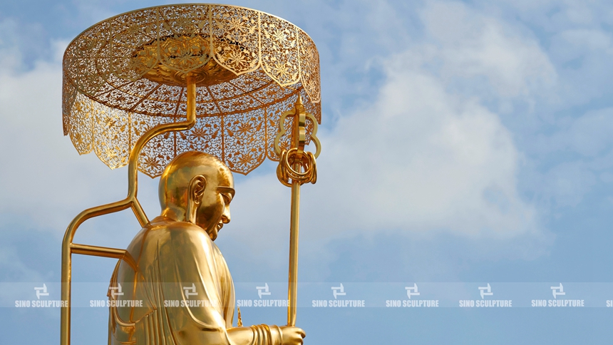 Finished the installation of the buddha sculpture at Singapore , Jan 2021