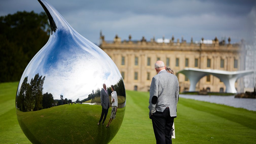 2.5meters high TEAR sculpture from Sculptor Mr. Richard Hudson in London, UK